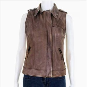 🌺🌺NEW🌺🌺BIKER VEST🌺🌺JOHNSTON AND MURPHY🌺🌺